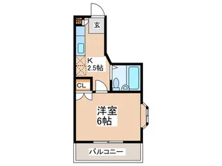 メタルスクエア粕谷【2階】の間取り