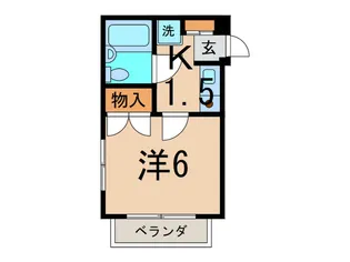 グリ-ンパ-ク梶ヶ谷【2階】の間取り