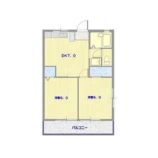 ハイライズ洋光台【2階】の間取り