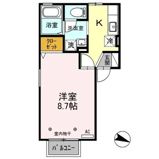 グランメール【2階】の間取り