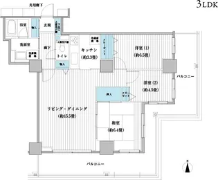 ベルタワー【12階】の間取り