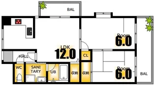 木原ビル3号館【4階】の間取り