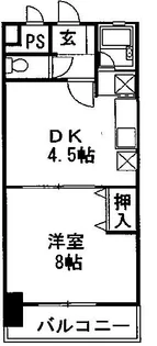 ゆたかビル【4階】の間取り