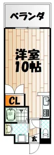 フェリス・ヴェージェ【1階】の間取り