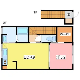 INTEGRAL BEYCHEVELLE【2階】の間取り