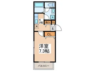 Uメゾン新蒲田【2階】の間取り