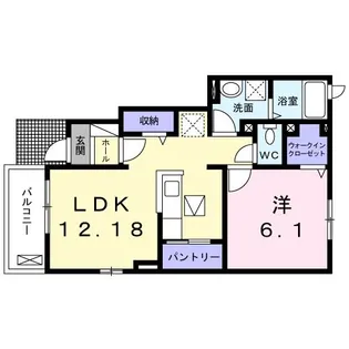 ジュネス【1階】の間取り