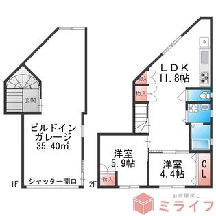 Socle de Tajimaの間取り