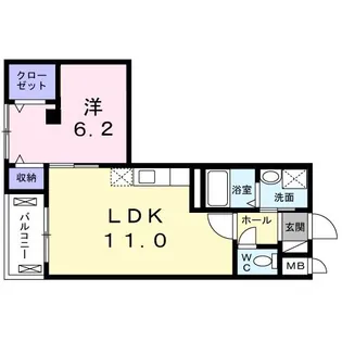 エテルノ・フィオーレ・プレミア【2階】の間取り