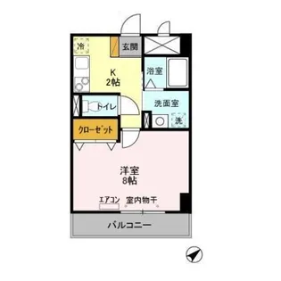 アルバ南柏【2階】の間取り