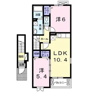 フィランソーロ【2階】の間取り