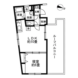 Fons Lucis Izumi(フォンス・ルーキス イズミ)【5階】の間取り