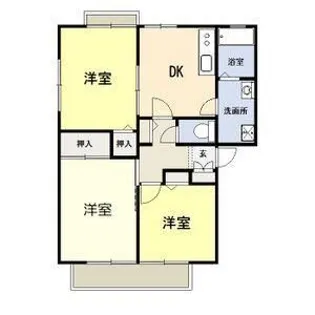 アンビション壱番館【2階】の間取り