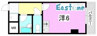 シャトーエスポワール【3階】の間取り