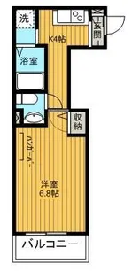 ブランシュ蓮根【2階】の間取り