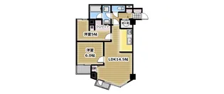 クレール東郷坂【2階】の間取り