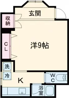 あかつきハイツ【1階】の間取り