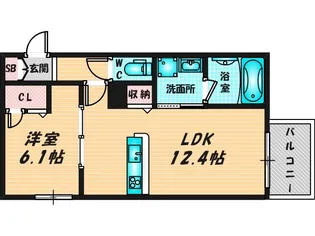グランはい21【3階】の間取り