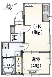 サンライズ三鷹台【1階】の間取り