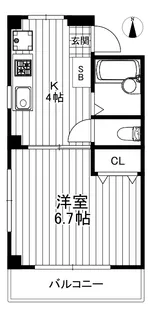 コア・ブランシュII【2階】の間取り