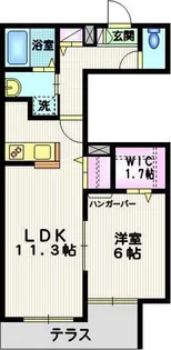 夫婦坂Tハウス【1階】の間取り