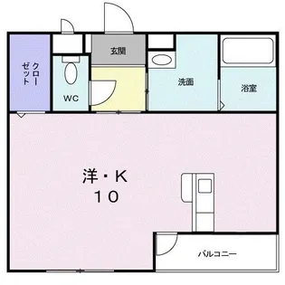 ソレイユ・ル・ヴァン【1階】の間取り