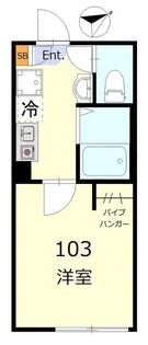 パルティーレ蒲田【1階】の間取り