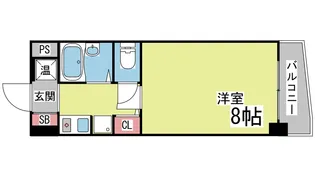 レジデンス米倉【1階】の間取り