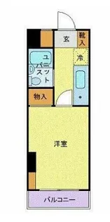 スカイコート大和【3階】の間取り