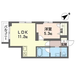 アポロズーム【2階】の間取り
