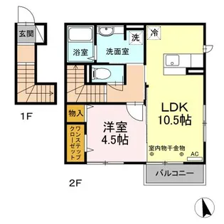 カナール田端の間取り