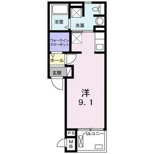 アルドーレ【2階】の間取り