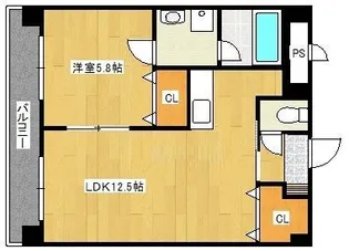 すかる通東【3階】の間取り