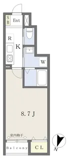 リーフレット八本松【1階】の間取り