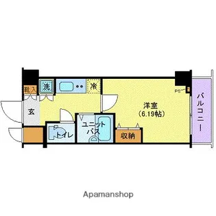 プロシード三田【8階】の間取り