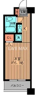 プライムアーバン勝どき【6階】の間取り
