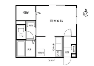 カルテット上池台【1階】の間取り