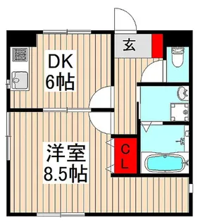 プラムハウス【1階】の間取り