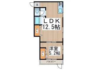 キャッスル北中【2階】の間取り