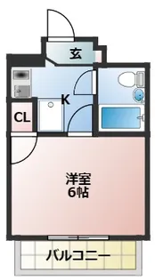 キャピタル壱番館【3階】の間取り