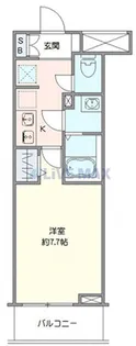 Log登戸station side【2階】の間取り