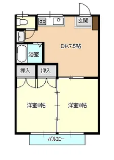 サンコーポスゴ【1階】の間取り