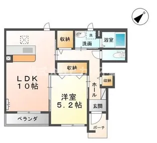 【猫可】クレールシャンブル【1階】の間取り