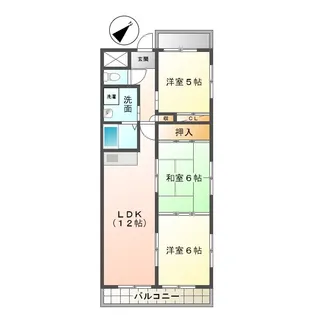 白子駅前 ボヌール【8階】の間取り