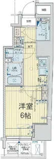 エグゼ阿倍野【11階】の間取り