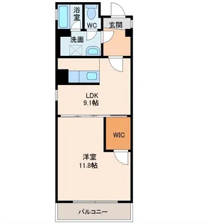 アークスクエア金宝堂【7階】の間取り