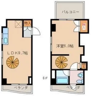 原庭プレイス【5階】の間取り