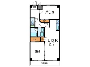 PRIMAVERA UOZAKI【3階】の間取り