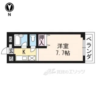 グレイスエビヤ【2階】の間取り