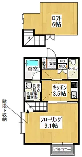 Primevere.M(プリムヴェール.エム)【2階】の間取り